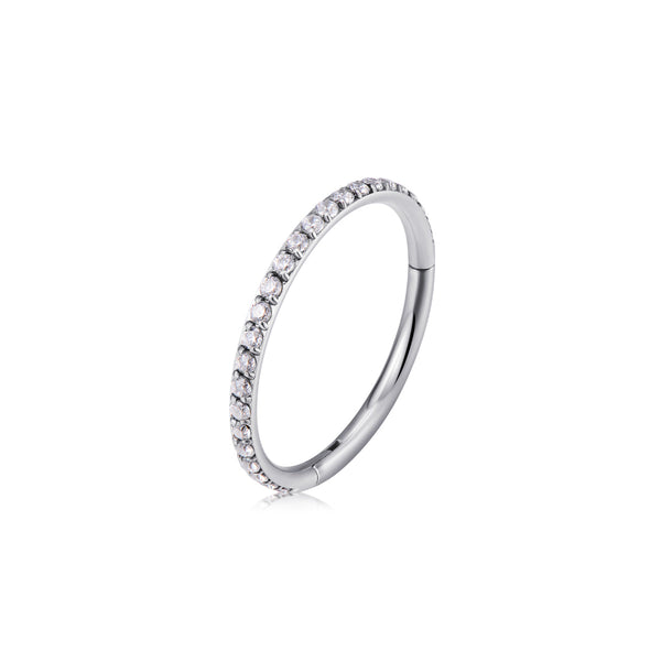 Micro Gem Hinged Nose Hoop