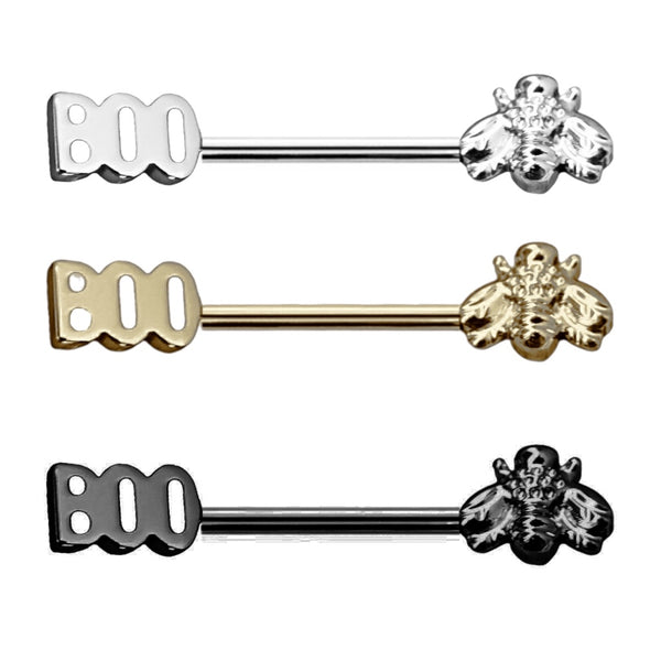 Chain Nipple Bar Titanium Titanium Nipple Bars Titanium Threadless