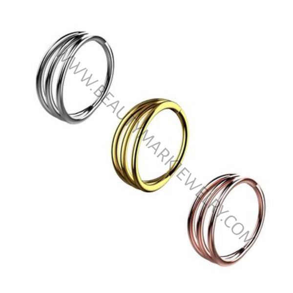 Triple Bar Hinged Segment Ring