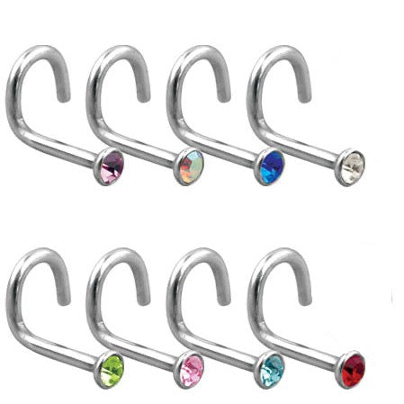 2mm Gem 18g Steel Nose Screw