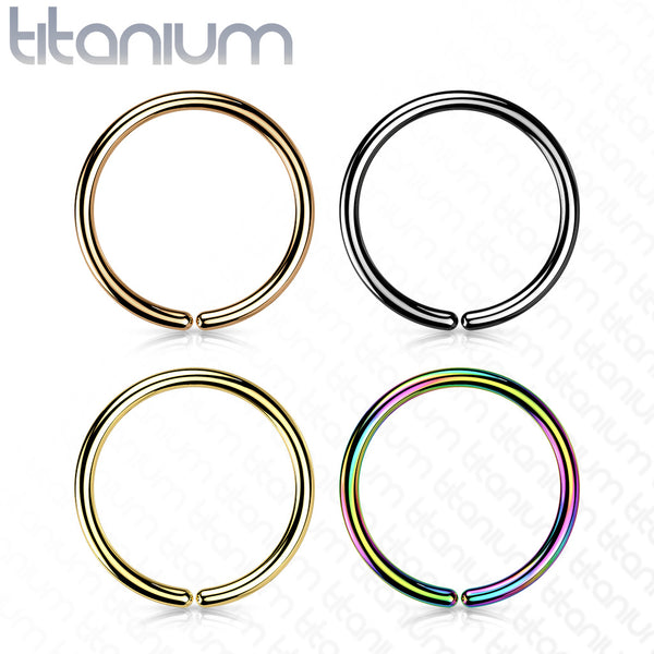 Plated Titanium Annealed Seamless Ring