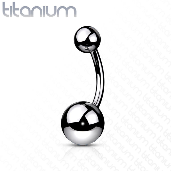 Titanium Non-Dangle Belly Ring