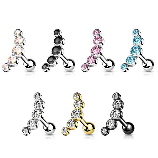 Bubble Curve Cartilage Ring