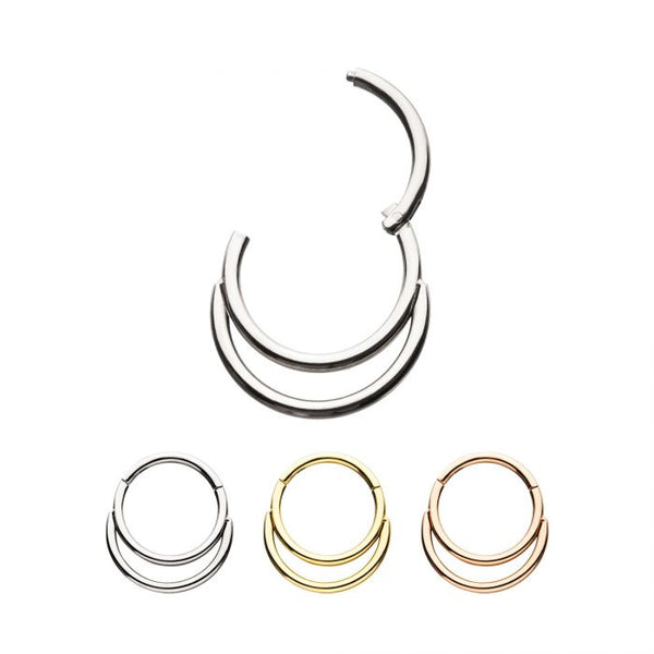 Double Hoop Hinged Segment Ring
