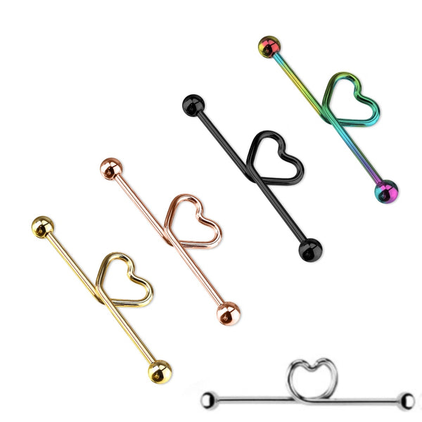 Heart Industrial Barbell