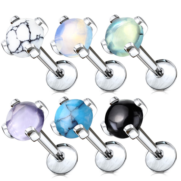Internally threaded lip rings outlet