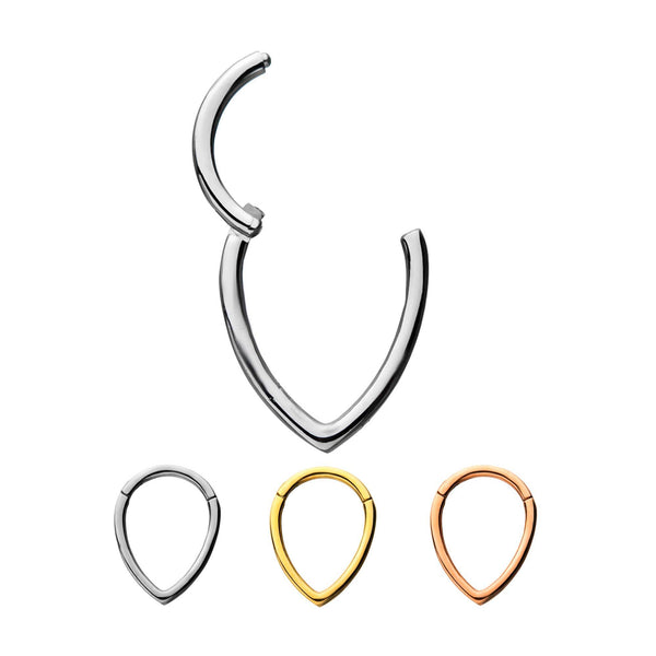 Teardrop Hinged Segment Ring