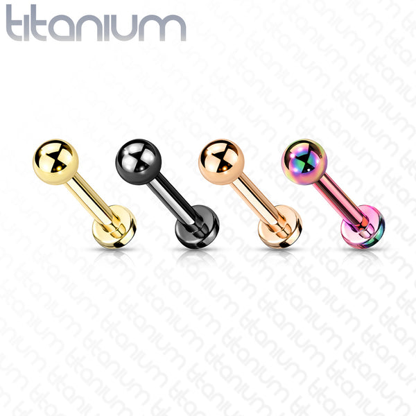 Plated Titanium Flatback Ring – Beauty Mark Body Jewelry