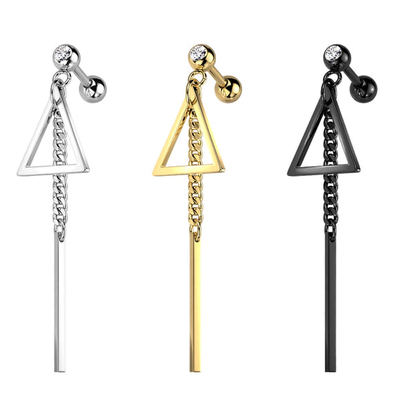 Triangle Dangle Cartilage Ring