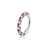 Halloween Mini Gem Triple Sided Titanium Nose Hoop 20g & 18g