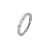 Halloween Micro Gem Titanium Hinged Nose Hoop 20g