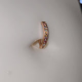 Titanium Gem Hinged Belly Ring