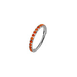 Halloween Micro Gem Titanium Hinged Nose Hoop 20g