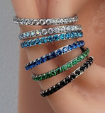 Micro Paved Gems Hinged Segment Ring