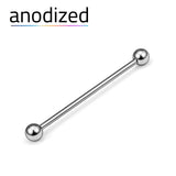 Anodized Titanium Industrial Barbell