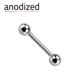 Anodized Titanium Barbell 14g