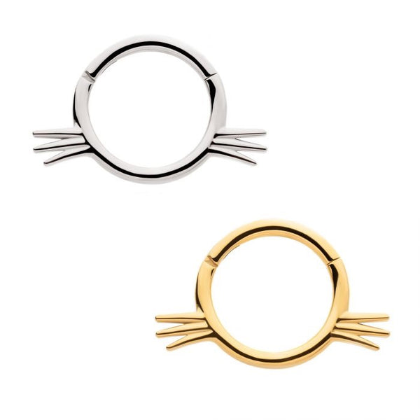 Cat Whiskers Hinged Segment Ring