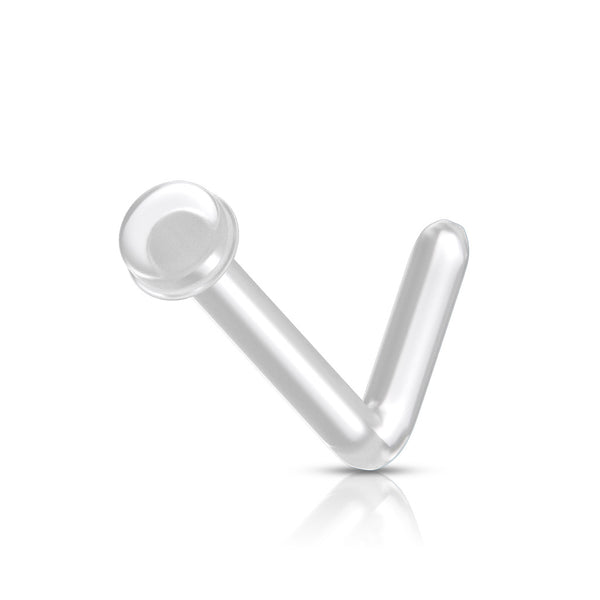 Clear Flexible L-Bend Nose Retainer