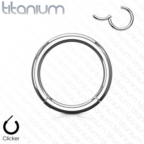 grade 23 Titanium Hinged Segment Ring 