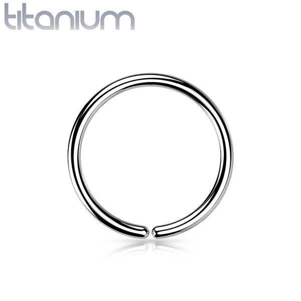 Titanium Annealed Seamless Ring