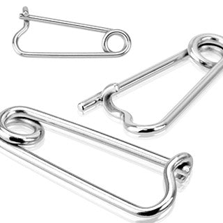 PAIR Safety Pin Nipple Rings