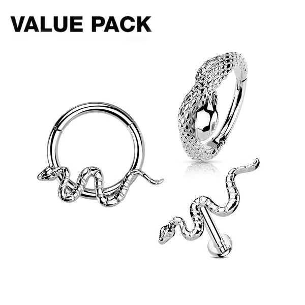 3-Piece Snake Obsession Value Pack